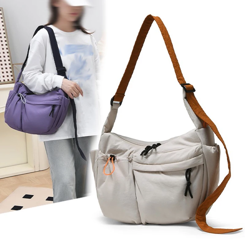 

Женская сумка через плечо, модная сумка-тоут подмышками, повседневная большая дорожная сумка для покупок, портативный рюкзак на ремне