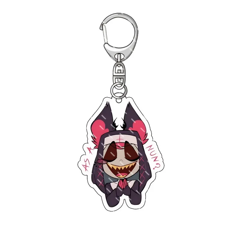 Alastor Popular Anime Two-dimensional Surrounding Acrylic Keychain Character Pendant Collection Cute Comic Exhibition Gifts