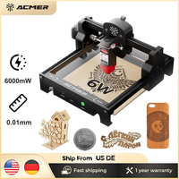 ACMER S1 6W Mini Portable Laser Engraver High Precision CNC Cutting Tools Engraving Machine for DIY Wood Glass Acrylc Beginner