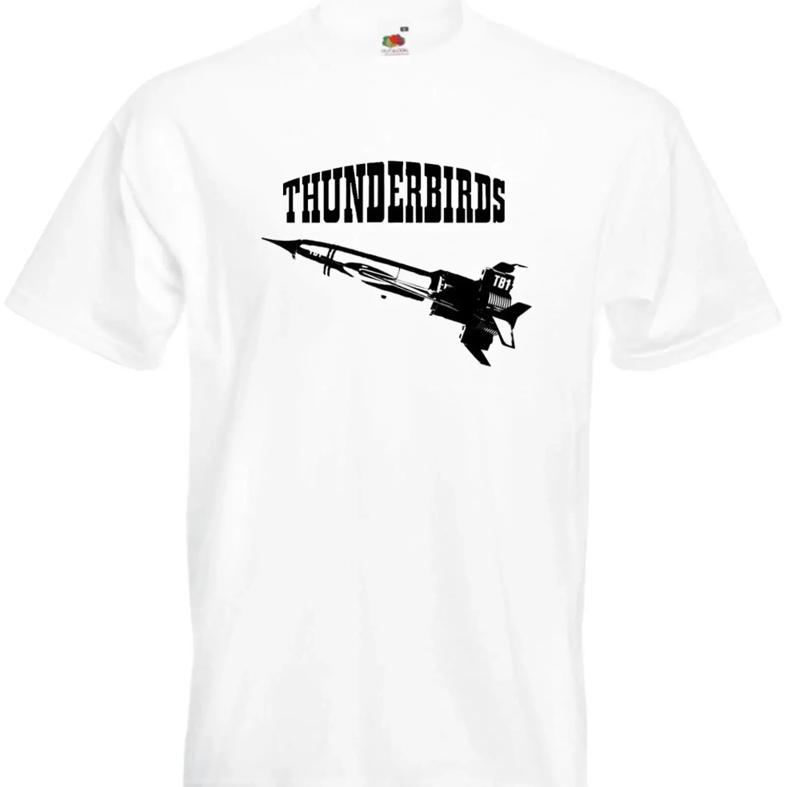 Футболка Thunder Birds T Shirt XL5 Stingray, винтажная, дизайнерская, стильная, дышащая, повседневная, уличная одежда, эластичная.