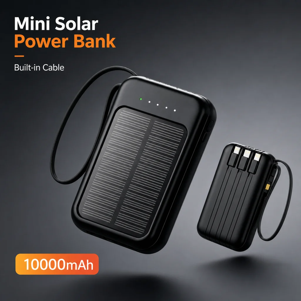 Solarny powerbank z wbudowanym – Solar Emergency Charger recenzja i cena