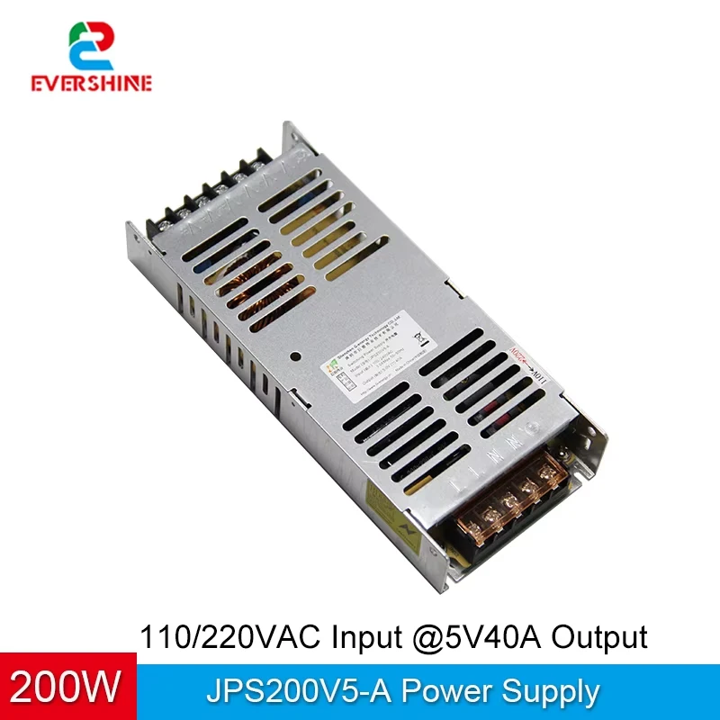 G-energy-JPS200V5-A power supply AC 110 -240V Input 5V 40A output power supply for LED display P3.91 P2.976 P2 P2.5