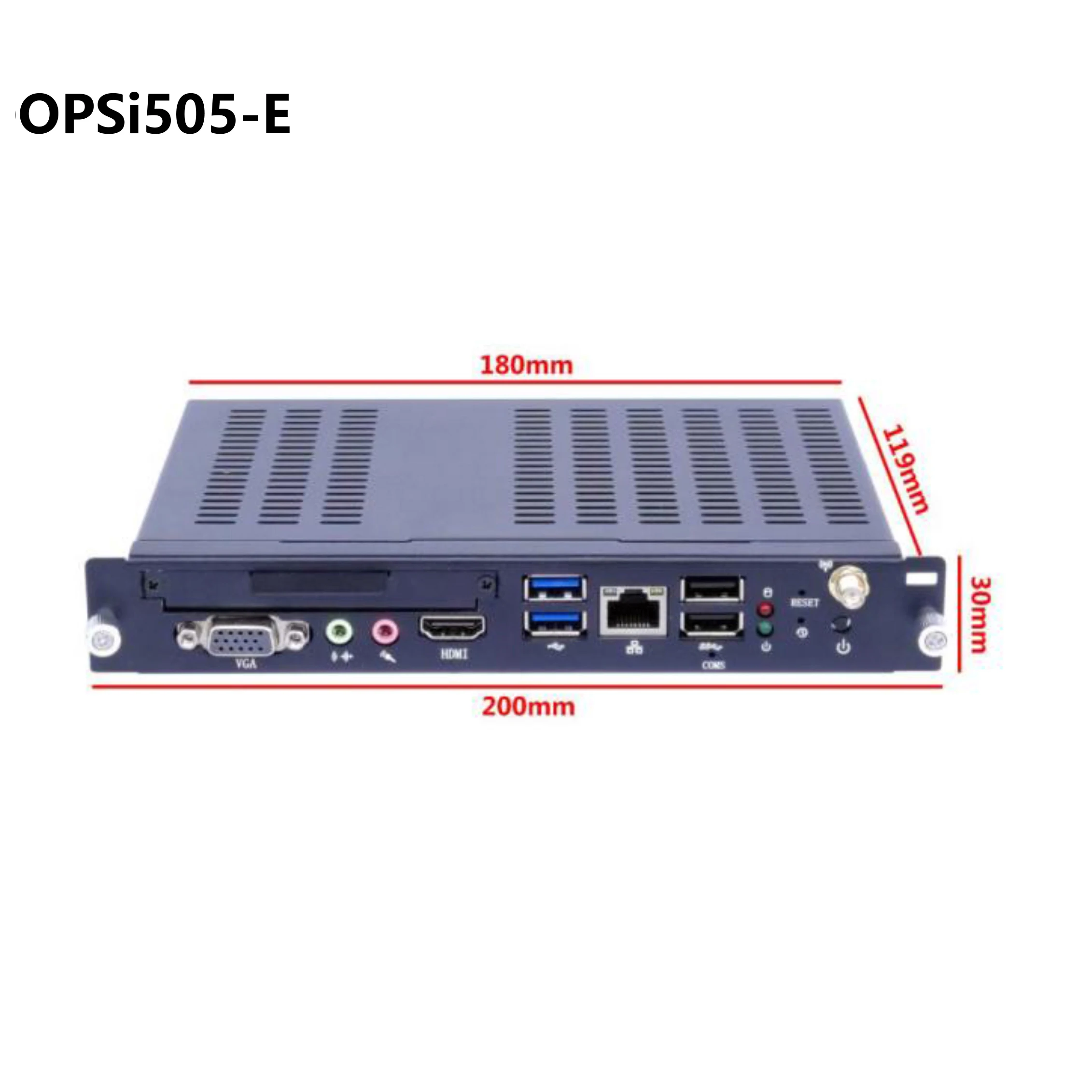 OPS-i505E Mini PC Computer Intel Core i5 5200U Processor Windows 10 Pro For Conference Teach Screen Built-in Host Module SSD