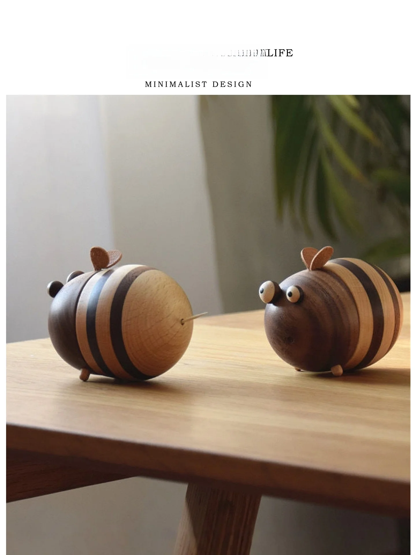 

Креативный милый деревянный держатель для пчелиных ульев в форме пчелы для домашнего использования, персонализированный дизайн, коробка для хранения меда, цвета: черный, орех, вишня.