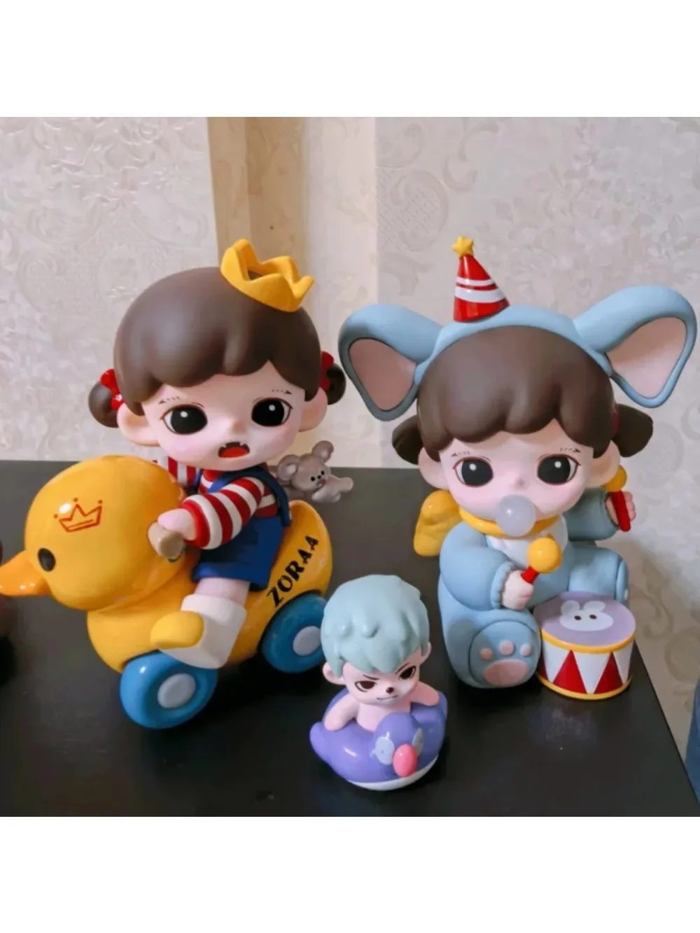 Zoraa Baby 'Cuteness Is Justice' Series Blind Box Cartoon Toys Trendy Desktop Decorations Surprise Gift for Girls