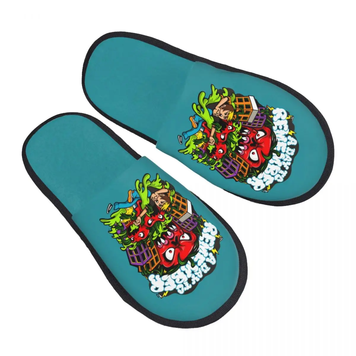 

Custom A Day To Remember Rock Band House Slippers Women Soft Memory Foam Slip On Bedroom Slipper Shoes