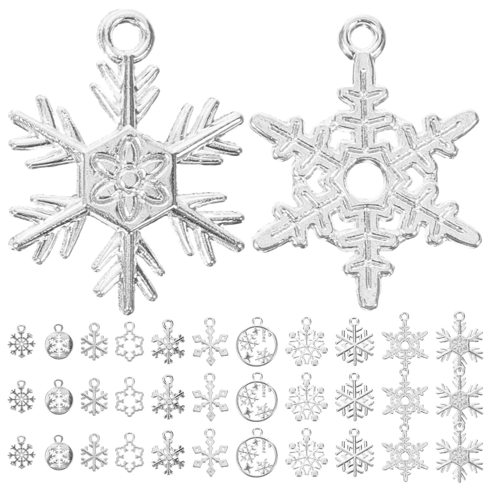 

60 Pcs Pendant Accessories Alloy Christmas Charms for Jewelry Making Bulk Craft Project Keychain Charms Bulk Decor