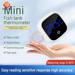 Fish Tank Thermometer High-precision Led Digital Display Electronic Aquarium Thermometer Tester Meter Gauge With Battery