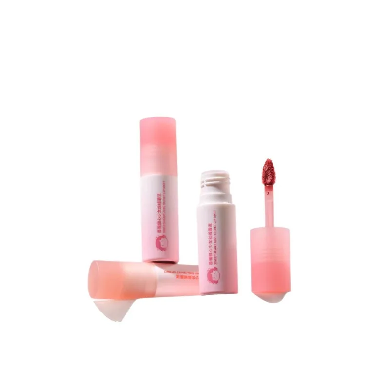 Thyra Lip Mud Sweet Girl Velvet Lip Glaze Matte Lippenstift Lipgloss Langanhaltend Farbecht K-Beauty Original Make-up Kosmetik