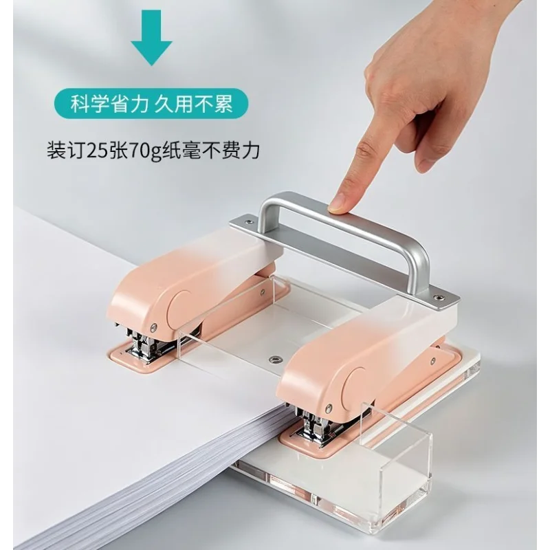 Office Dual Head Stapler, Efficient Binding Machine, Bidding Document Archive Dual Row Binding Tool Binders