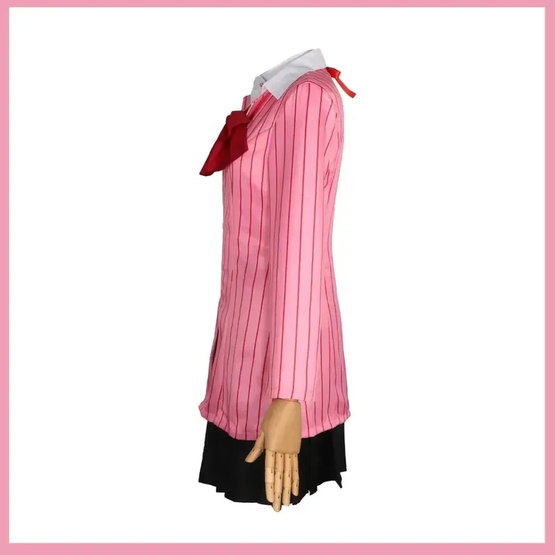 Anime Game Dancing Moon Night Yukari Takeba Cosplay Costume P3 Wig Pink Coat Uniform Woman Sexy Cute Halloween Suitx;8's,6 FD1;6 - view 4