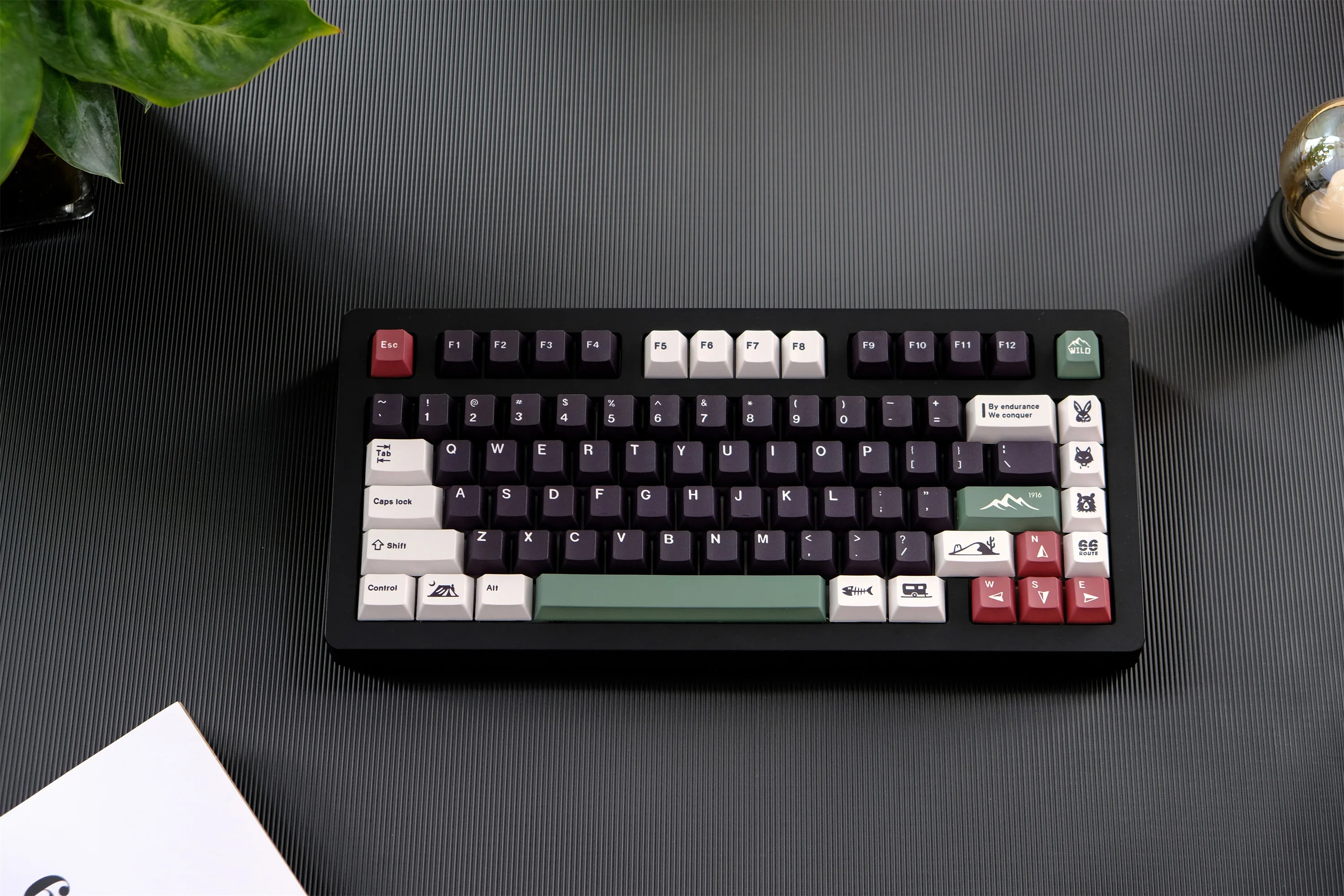 GMK Camping Keycaps 129 Keys PBT Material Keycaps Cherry Profile DYE-SUB For MX Switch Wooting Mechanical Keyboard Keycaps