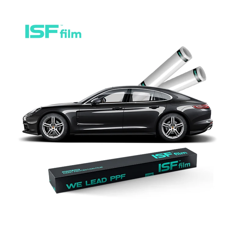 ISF P7 Wholesales 8.3mil Super Gloss 5 Years Warranty Usa Anti-yellowing Paint protection Foil Self Healing Film Ppf for Car