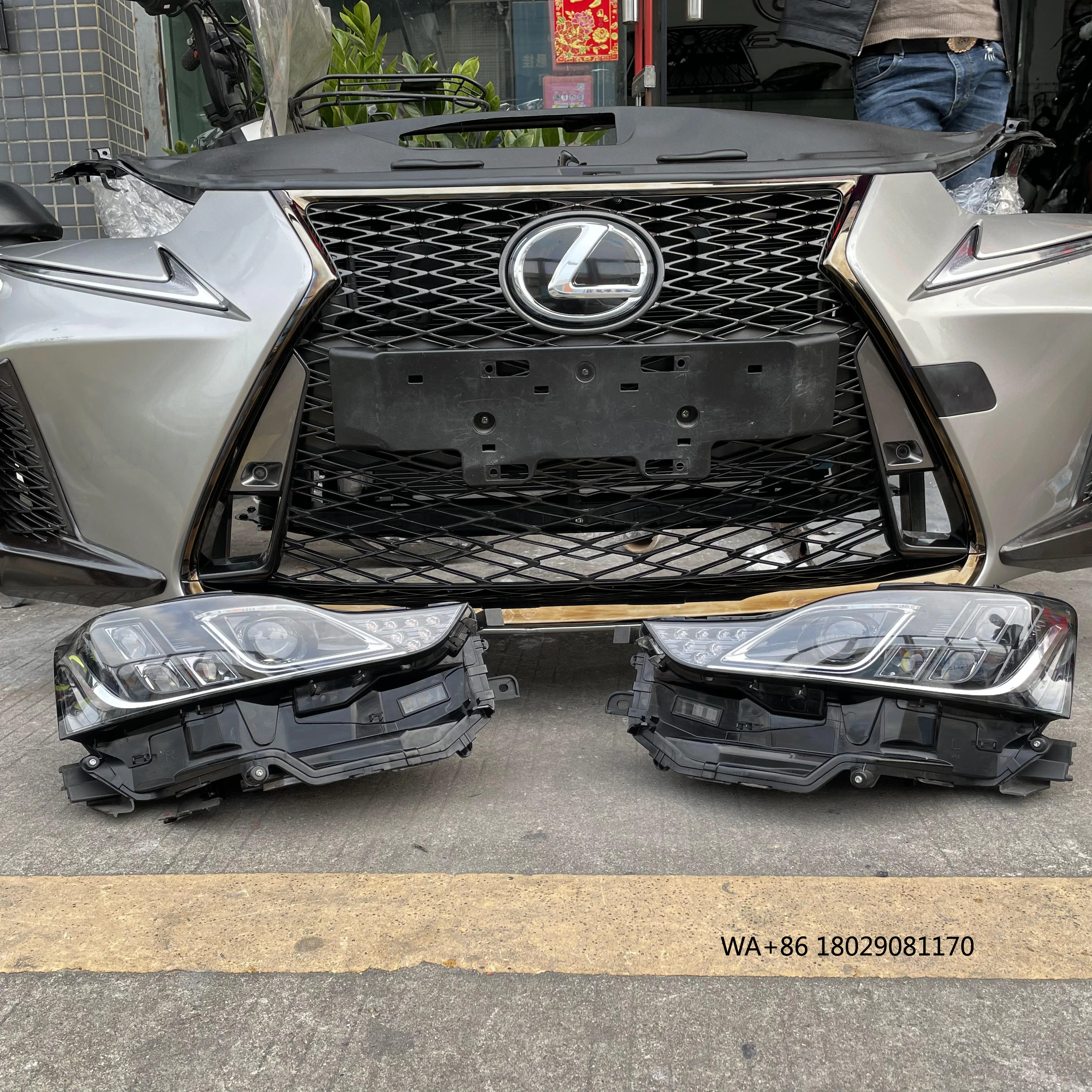 

Подходит для Lexus2016-2019 Передняя поверхность IS250 F Sport Передний бампер IS300 Весь автомобильные аксессуары IS200T Передняя лицевая панель в сборе Перегородка