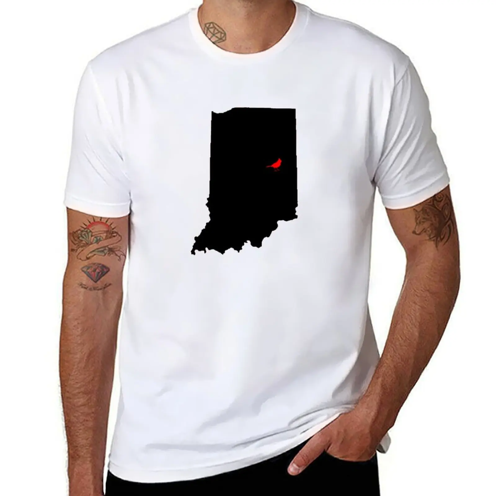 Muncie, Indiana T-Shirt High Elasticity Sports T-Shirt