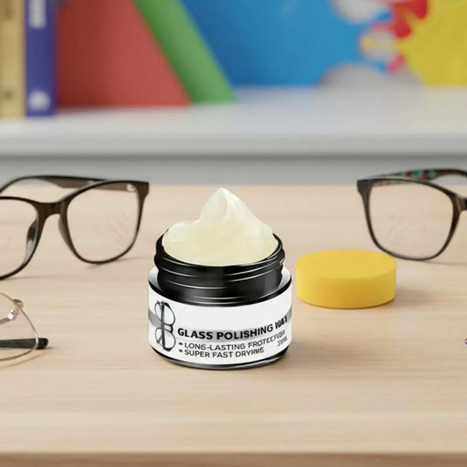 Eye Glass Scratch Remover Repair Cleaning Paste Eyeglass Lens Scratch Remover Kit for Windshield Camera Screen Watch Phone view 6