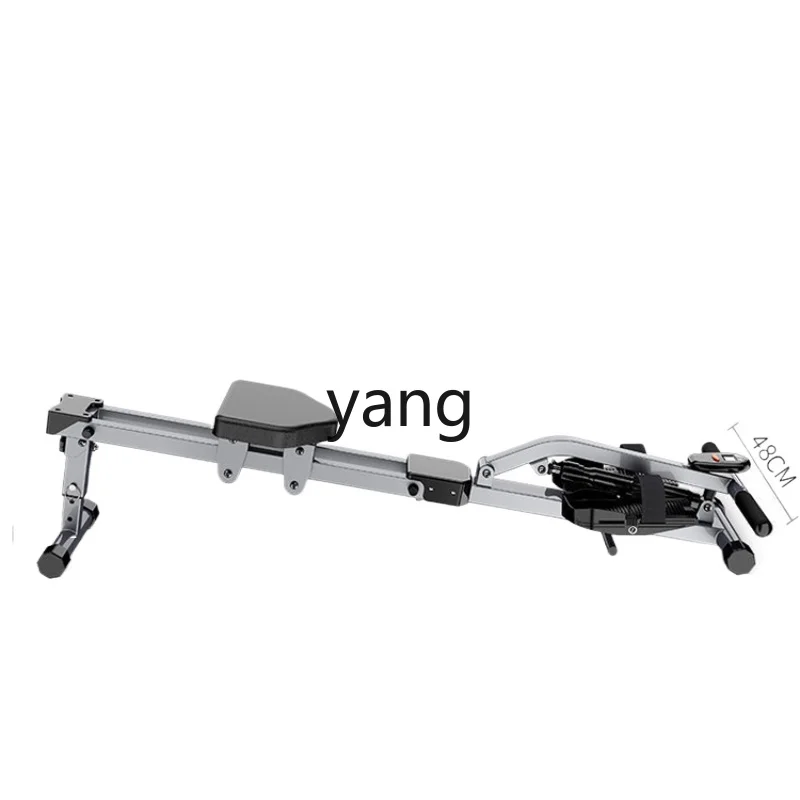 LMM Household Rowing Machine Fitness Fat Burning Training Equipment Foldable Hydraulic Double Paddle