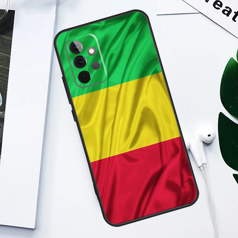 Mali Flag Case For Samsung Galaxy A34 A54 A14 A13 A23 A33 A53 A12 A22 A32 A52 A51 A71 Phone Cover