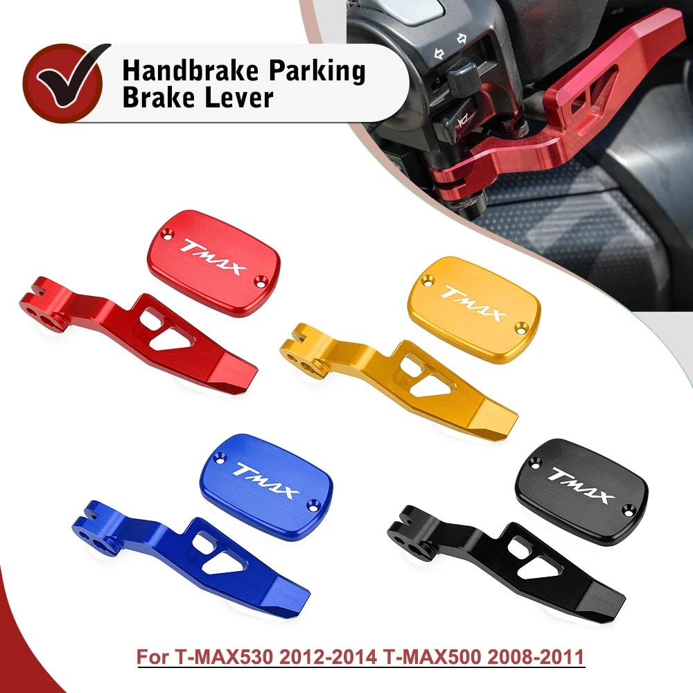 

For YAMAHA T-MAX530 2008-2014 TMAX 530 500 Front Brake Reservoir Fluid Cover Cap Guard Protector Handbrake Parking Brake Lever