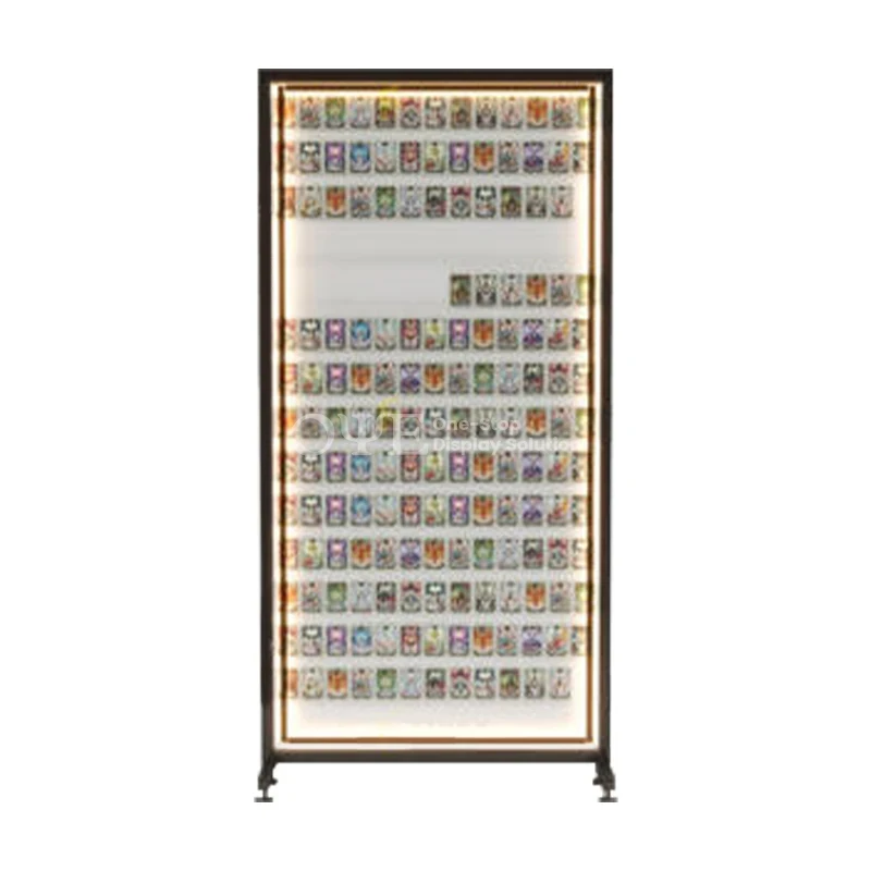 custom.Lockable Sports Card Display Customized Collectible Acrylic Graded Baseball Card Showcase Trading Card Display Stand