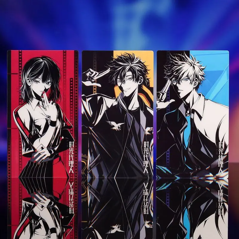 BilibiliGoods Link Click Extreme Color Factor Raster Card Lu Guang Cheng Xiaoshi Qiaoling Novel and Comic Peripherals