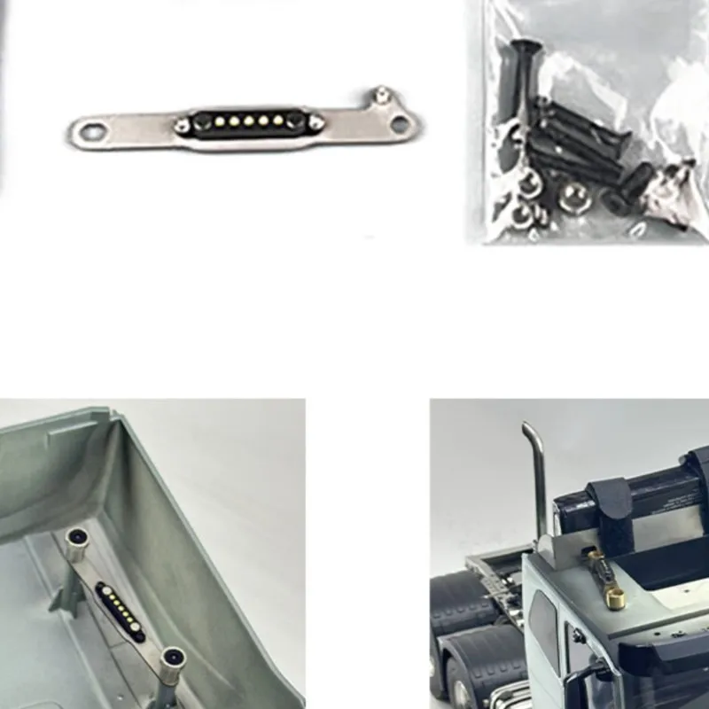 

1/14 Plastic Magnetic High Roof KIT for Toy DIY TAMIYA Remote Control Tractor Truck FH16 56375 RC Lorry Car Model Optional Parts