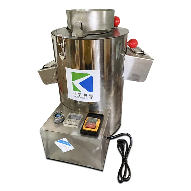 #stainless steel Chestnut peeling machine small Chestnut Sheller portable Horseshoe chufa skin peeling machine 220V 1PC