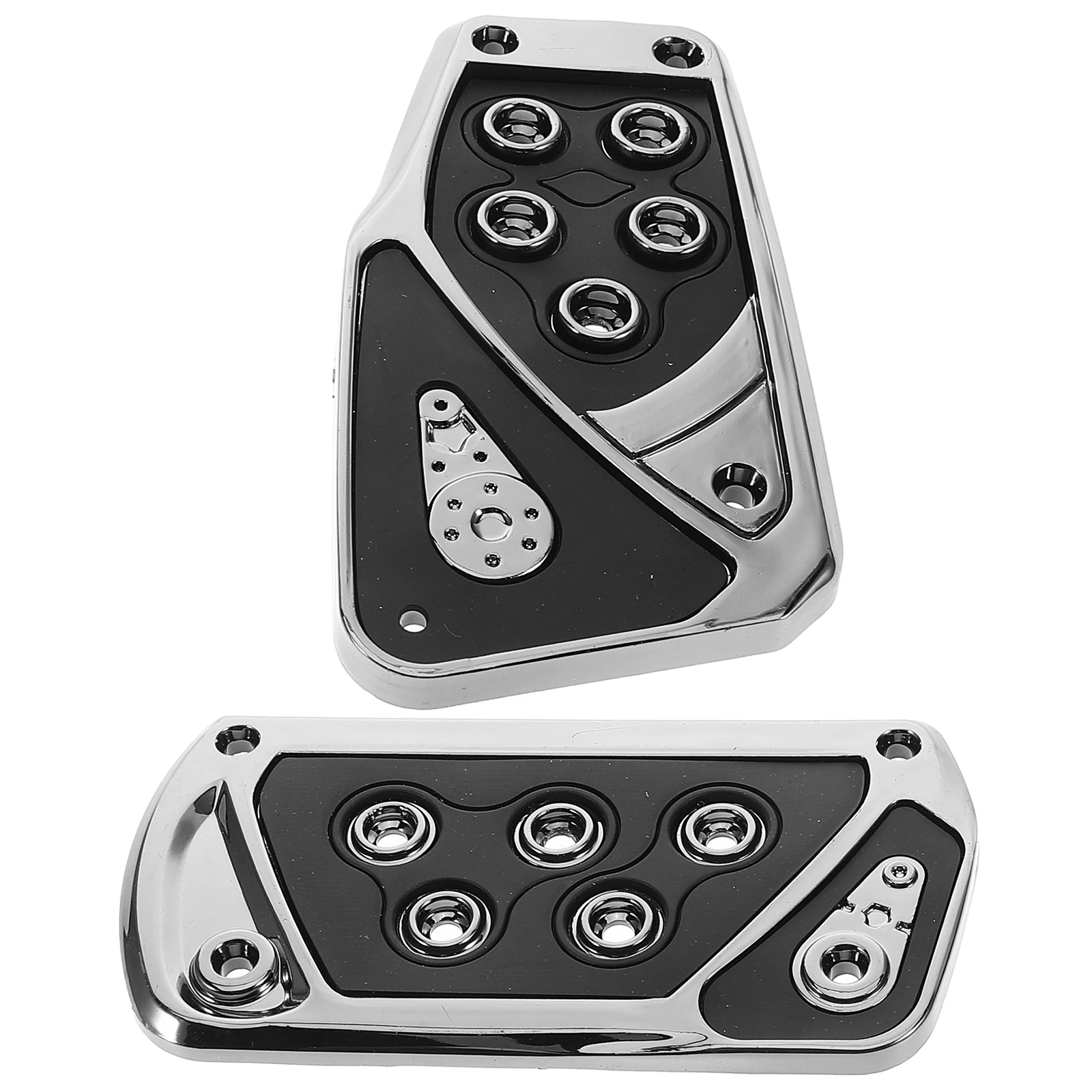 

1 set Car Pedals Automotive Footrest Brake Pads Universal Cover Hardware Replacement Parts Vehicle Transmission Set Rest Pad