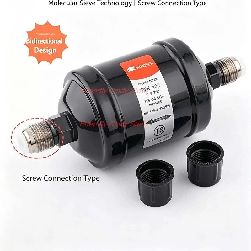 1PCS Hongsen Dry Filter BFK Bidirectional Screw Welded Joint Central Air Conditioning Cold Storage Filter