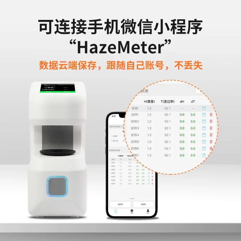 Handheld zero meter is more convenient to carry, high precision, resolution 0.01 suitable for film, glass