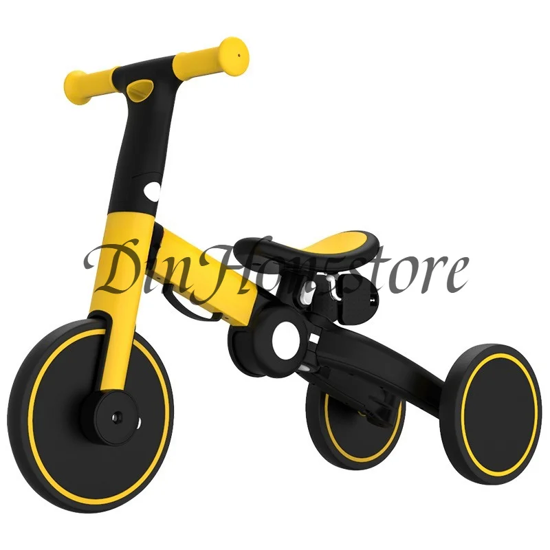 Children's balance bike tricycle 1-3-5 year old baby slide 5-in-1 bicycle