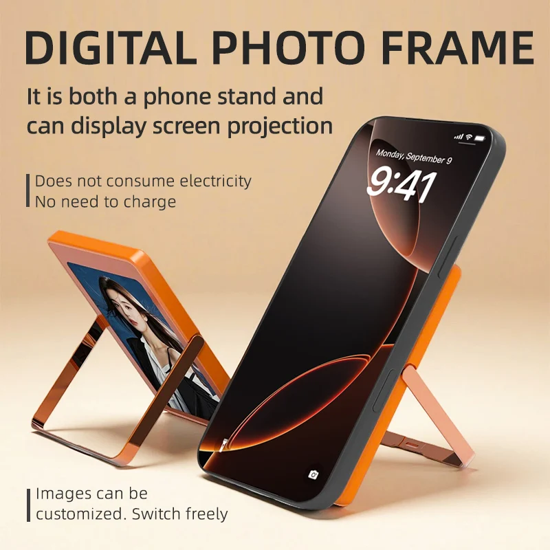 

3.7 Inch NFC Function Memory Digital Photo Frame Magnetic Phone Holder Four Color Display e-Paper Ink Display Screen 480 *800
