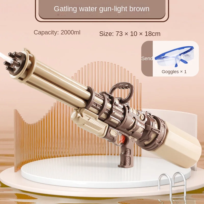 Extra Large Manual Pull-out Large Capacity Water Gun for Children\'s Summer Gift High-pressure Toy Gatling Water Gun