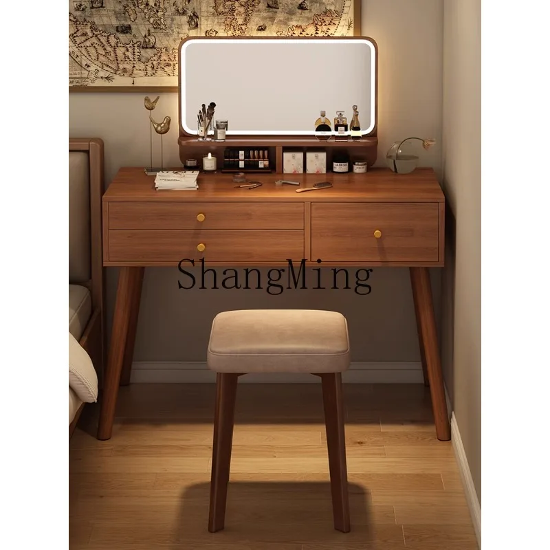 

CL new Chinese dresser bedroom new light luxury small apartment Internet celebrity desk dressing table integrated table