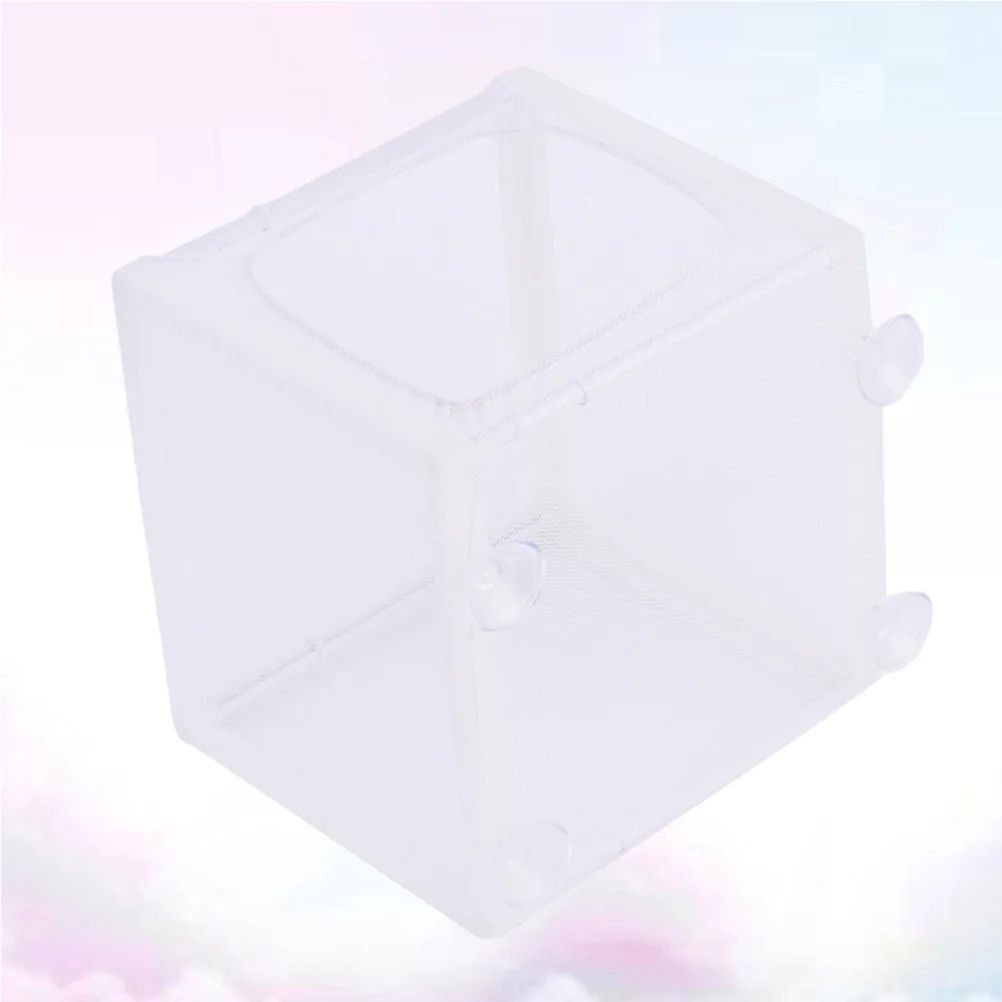 

Hatchery Isolation Net For Aquarium Suction Cups White Polyester Mesh Breeding Box For Aggressive Fish Protection Fish