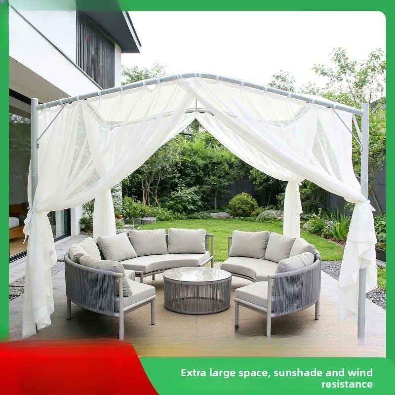Courtyard awning outdoor rain tent terrace swan awning pavilion