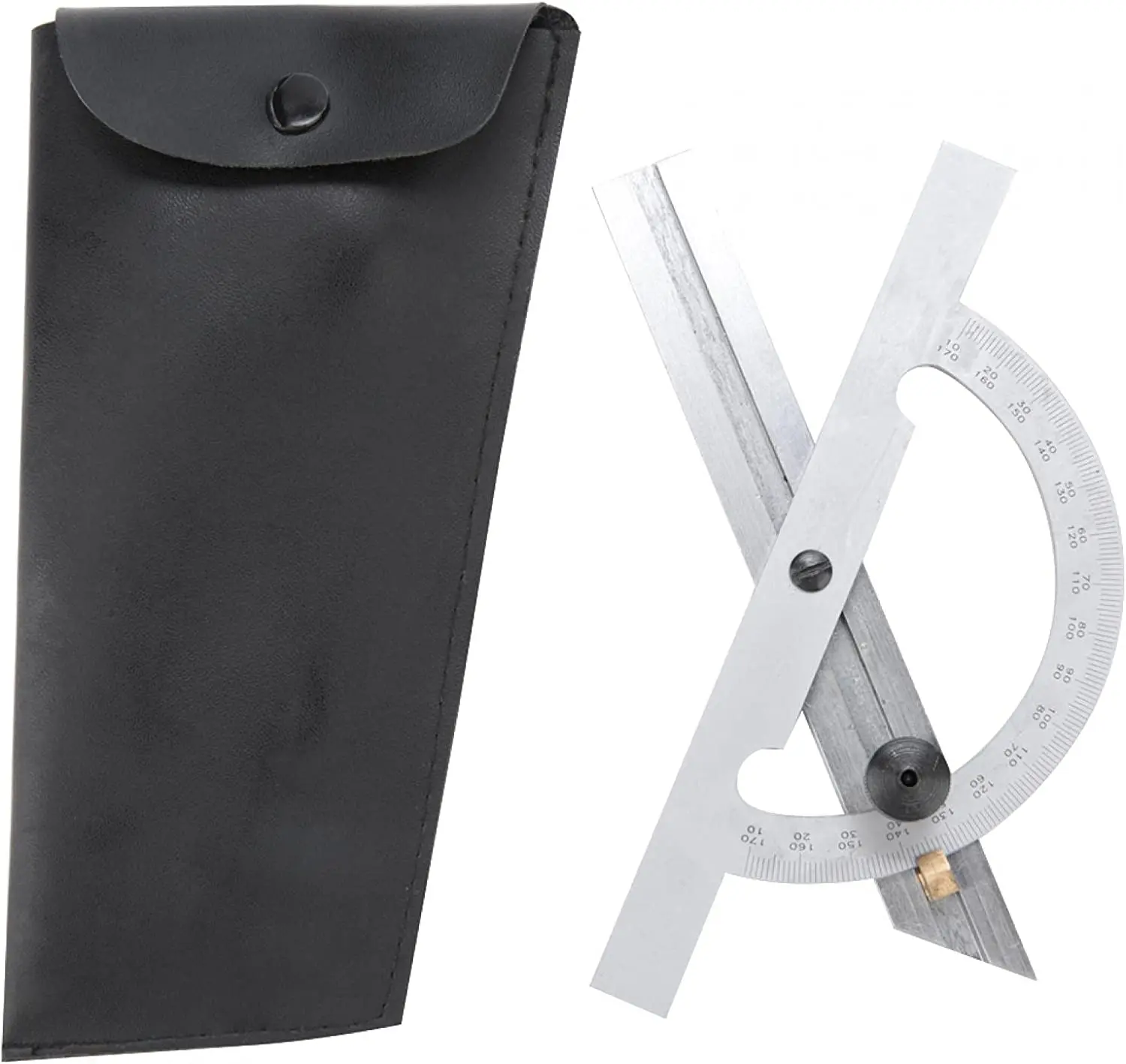 Industrial Mechanical Adjustable Angle Finder 10°-170° Chrome Plated Anti-Rust Measuring Tool