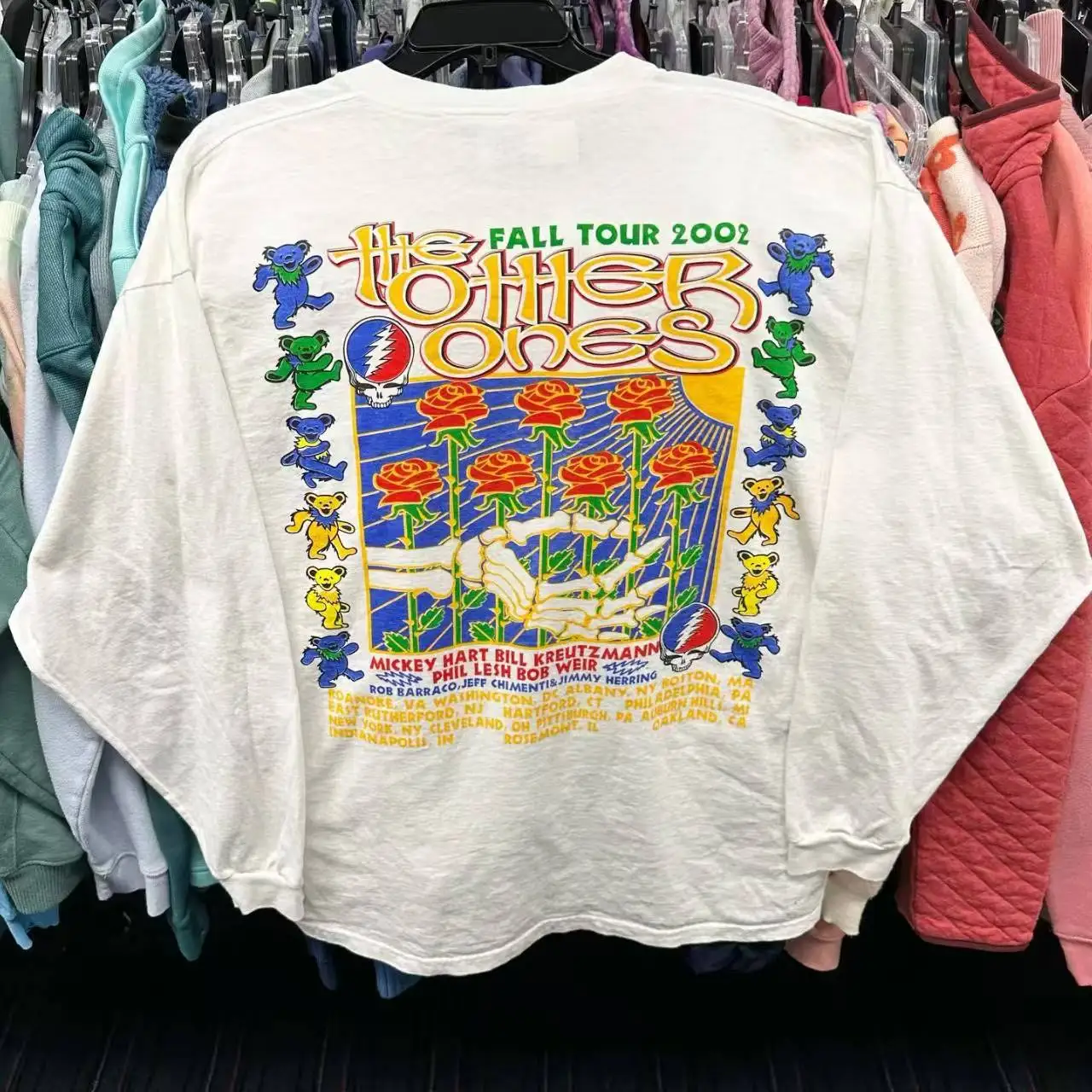 

Негабаритная футболка унисекс в стиле хип-хоп Y2K в стиле Харадзюку с длинным рукавом и круглым вырезом, уличная одежда с графическим рисунком, модная мода для мужчин и женщин