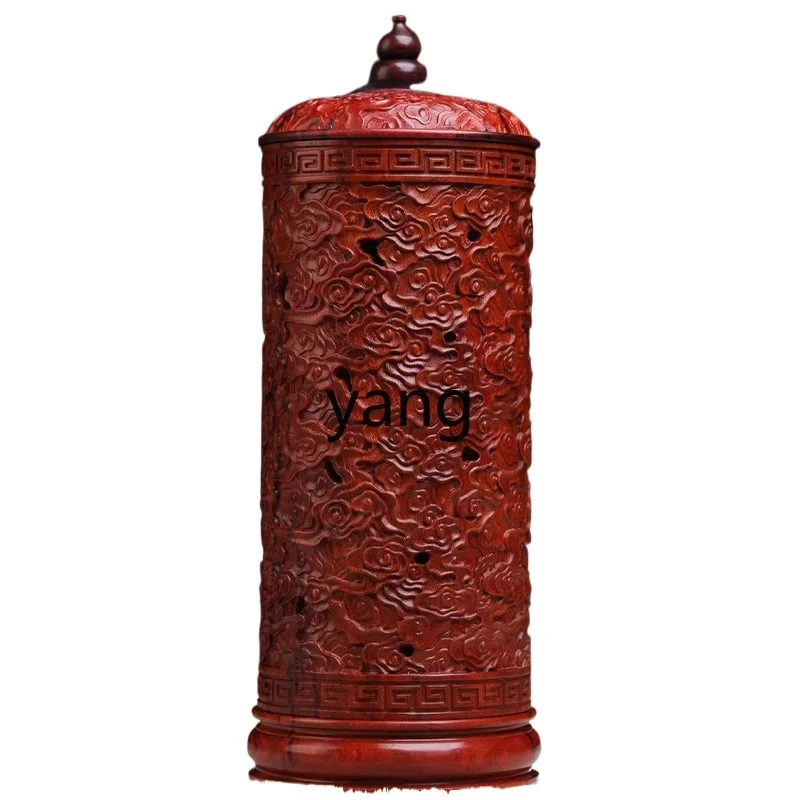 CX retro Chinese zen incense burner solid wood pear incense burner household solid wood ornament