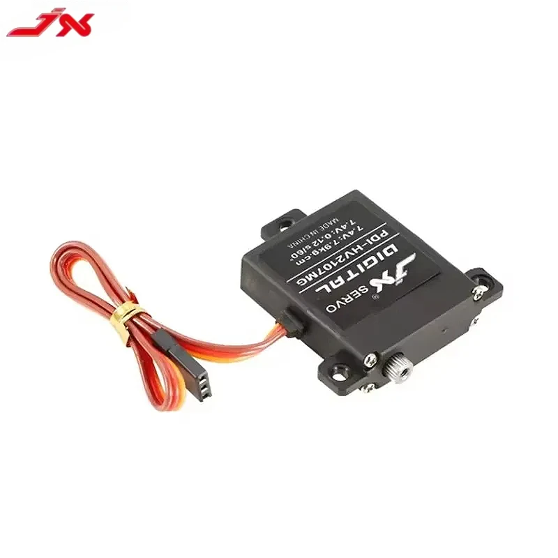 JX Servo PDI-HV2107MG 7,9 kg CNC Torque de dirección Núcleo de engranaje de metal digital Servo estándar para avión de ala fija RC