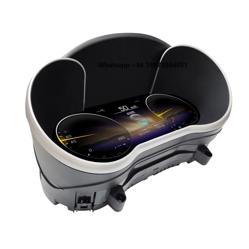 

Car Accessories 12.3" Car Upgrade Digital Cluster Instrument for W205 GLC X253 Support Show Carplay