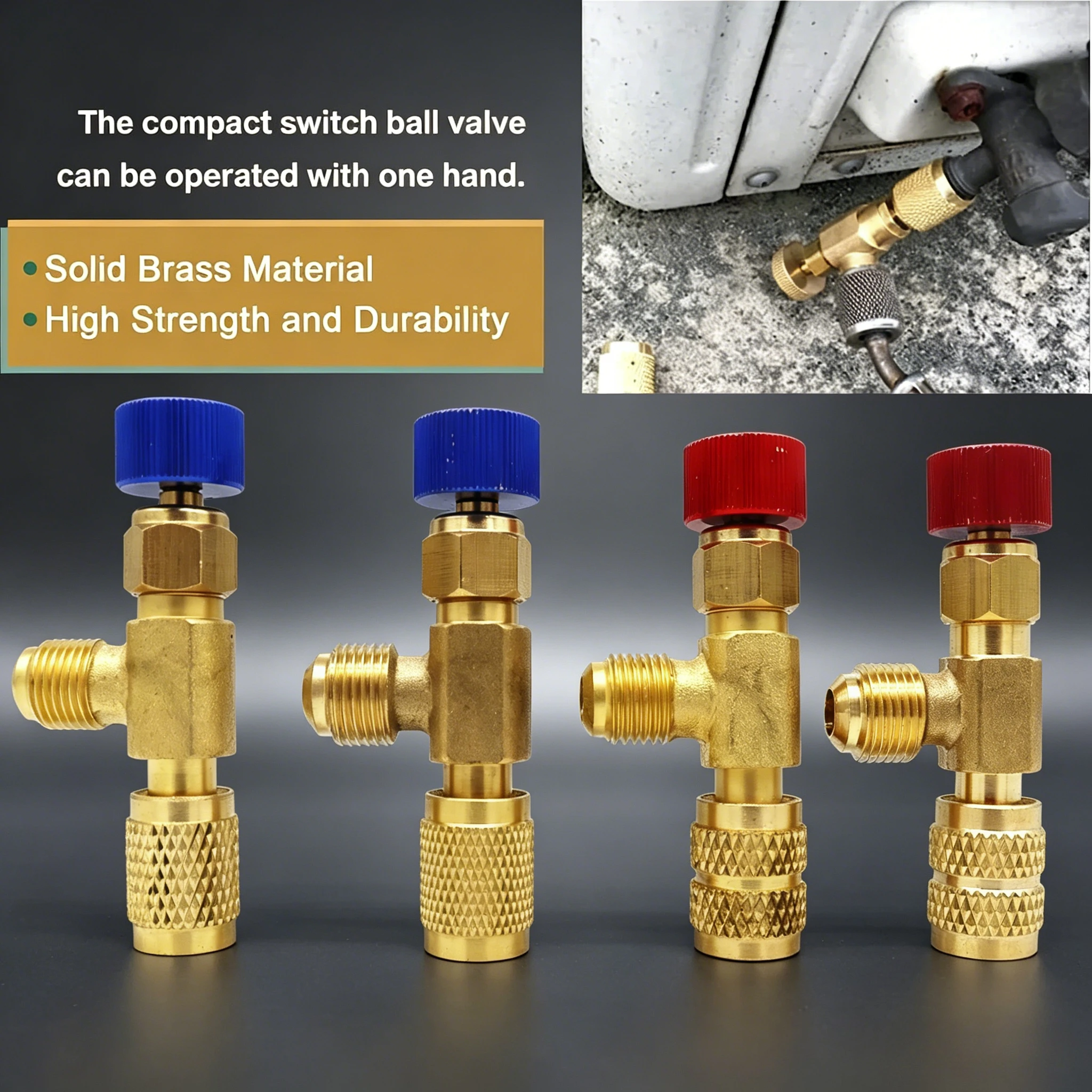 Air Conditioning Refrigerant Safety Valve R410A R22 1/4\