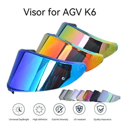 Helmet Visor for AGV K6 K6S Motorcycle Helmet Glasses Motorbike Helmet Lens Night Vision Lens Windshield Motorcycle Accessories
