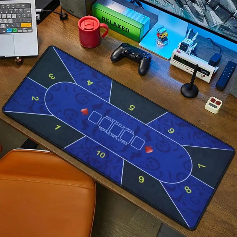 تكساس بوكر حصيرة ماوس الوسادة المطاطية حصيرة الكمبيوتر المحمول Xxl ماوس الوسادة ألعاب الكمبيوتر الجدول الألعاب الملحقات #1