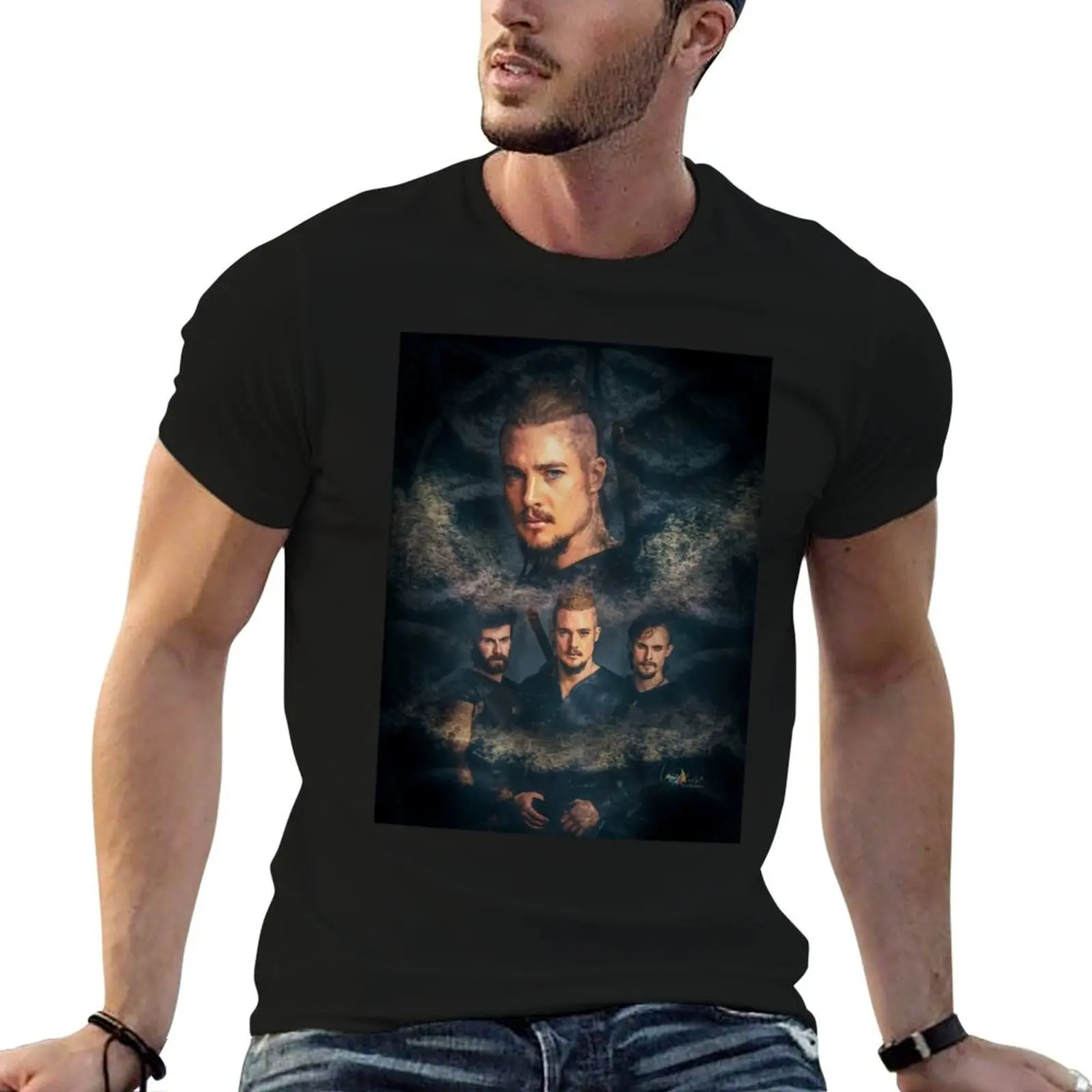Secret Uhtred Of Bebbanburg Retro Vintage T-Shirt Comfortable Basic Crew Neck Tee