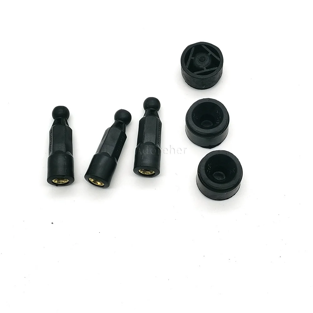 6PCS Car Hood Cover Screw Cushion Clip Engine Rubber Mounting Bush Under Plate Protective for Ford Focus Mk2 05-15 Accessories