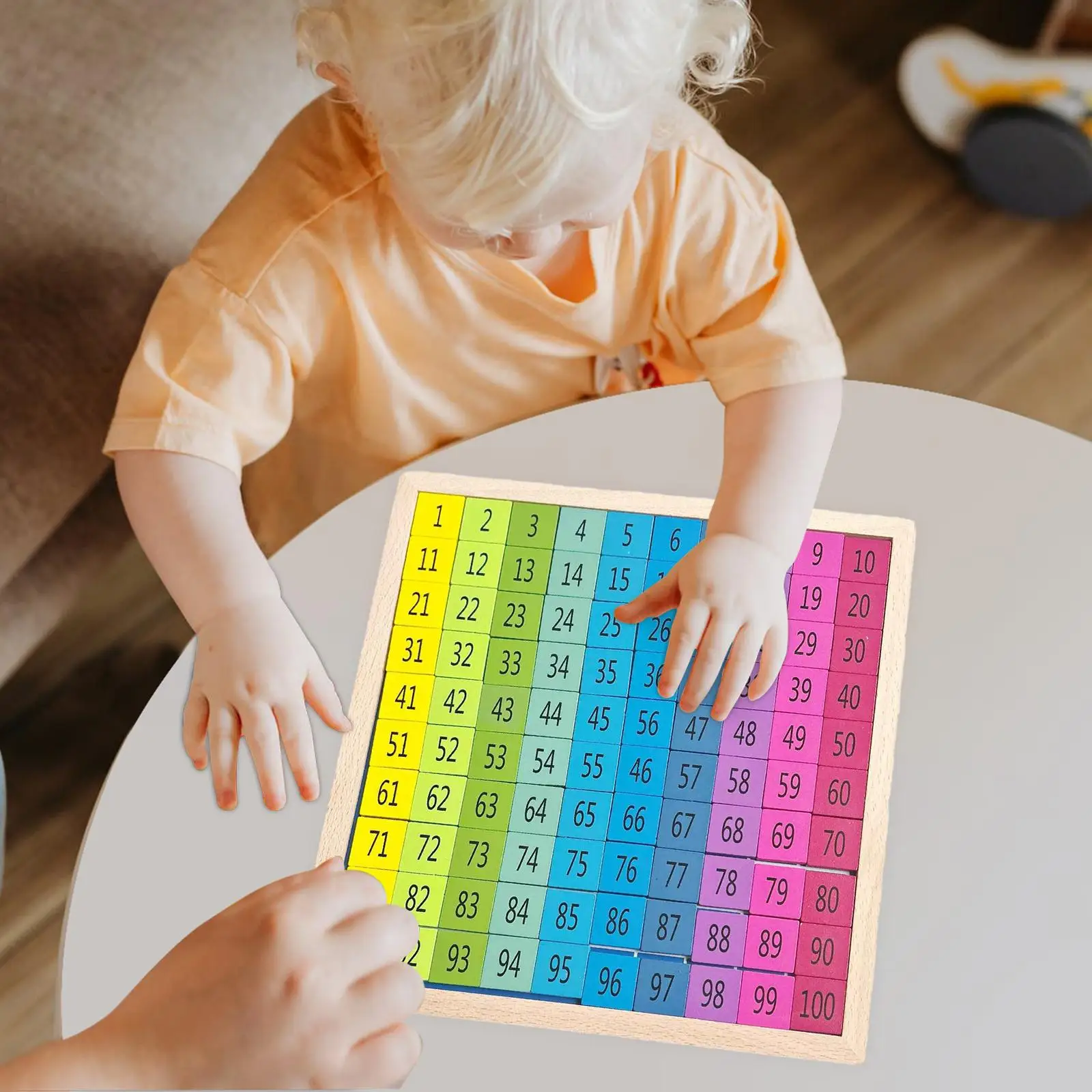 Math Learning 1-100 Number Board Learning Activities Maths Games for Classroom Beginners Kindergarten Birthday Gift Kids