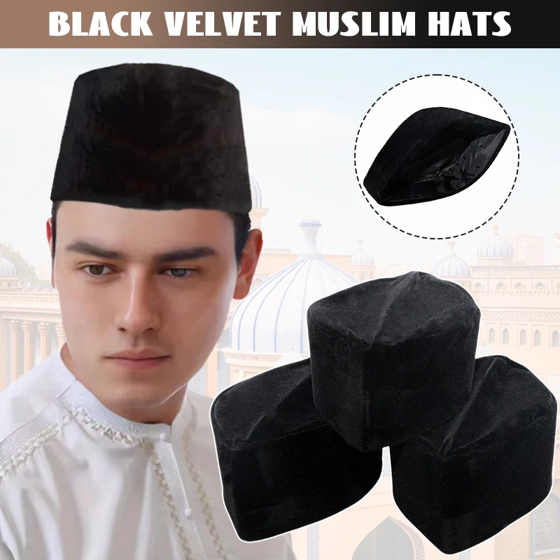 Southeast Asian Muslim Worship Hat Indonesia Songkok Men Fedora Hat Malaysia Boat Hat Islamic Prayer Hat Saudi Arabia Hijab