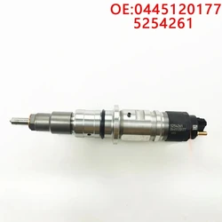 Original High quality New For 0445120177 5254261 injection common rail injector assembly for QS4.5 QSB6.7 0 445 120 177