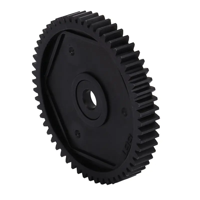 MACH-2X Gearbox 54T Spur Gear 13T & 15T Motor Gear For Axial SCX10 II 90046 90047 1/10 RC Crawler Car Upgrade Parts,Black